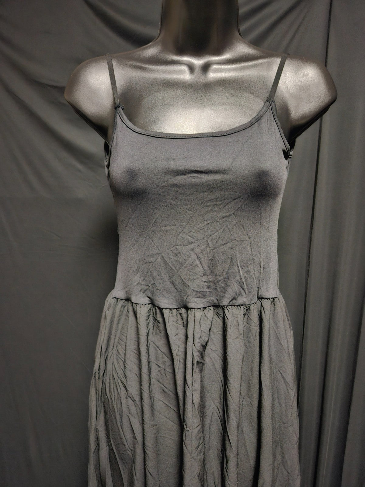 WOMEN'S SIZE MEDIUM HALARA TANK SUN DRESS BLACK NWT