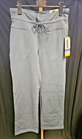 MONDETTA GRAY HIGH RISE STRAIGHT LEG ATHLETIC PANTS NWT