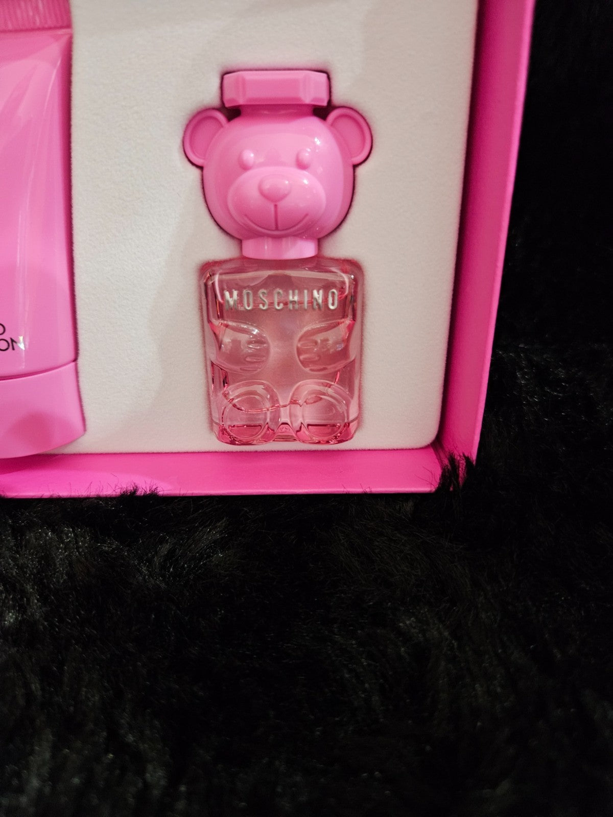 MOSCHINOTOY 2  SHOWER GEL, BODY LOTION, PERFUME SET BUBBLEGUM TRAVEL SIZE