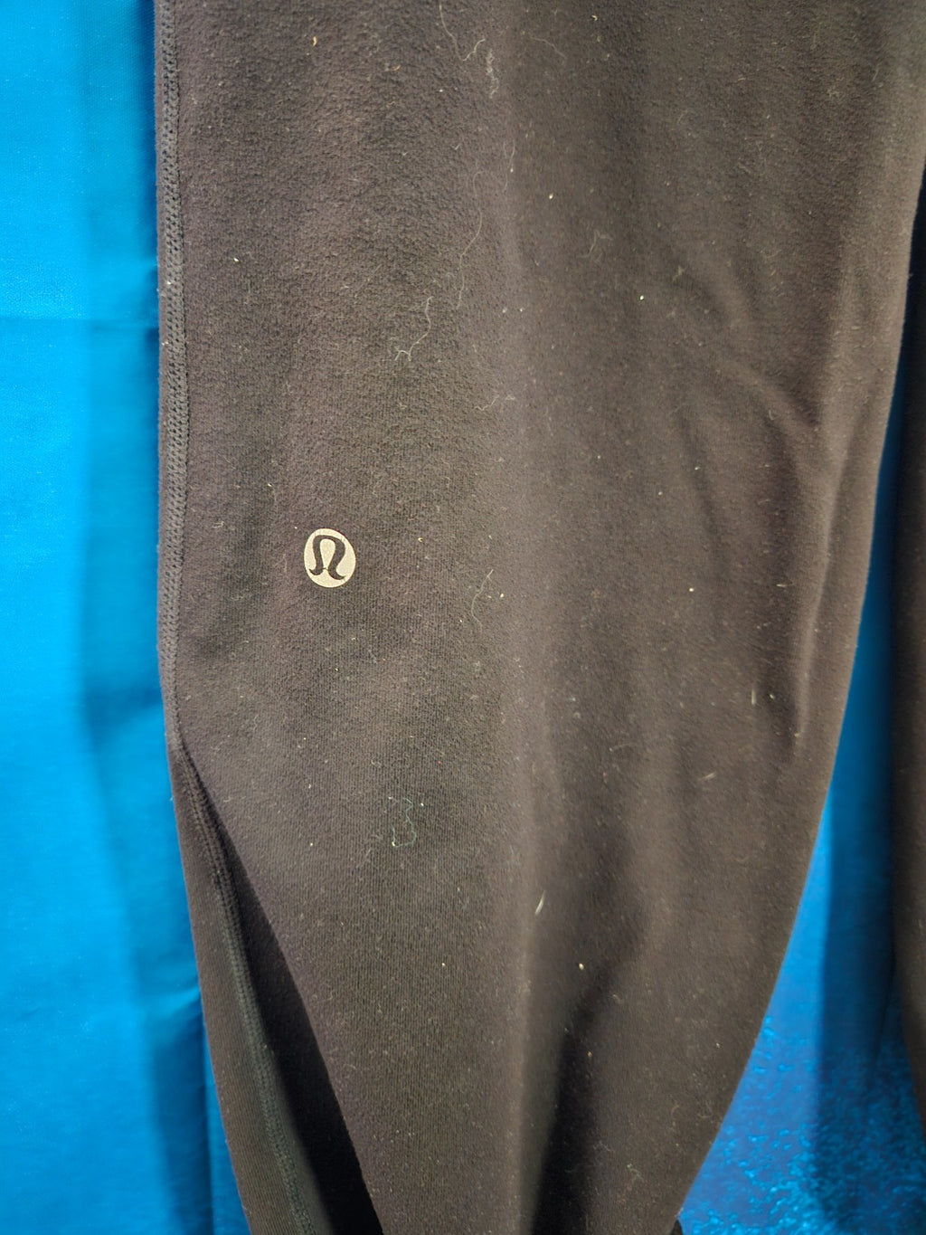 LULULEMON WIDE LEG JOGGERS ELASTIC AT ANKLES SIZE 6 BLACK