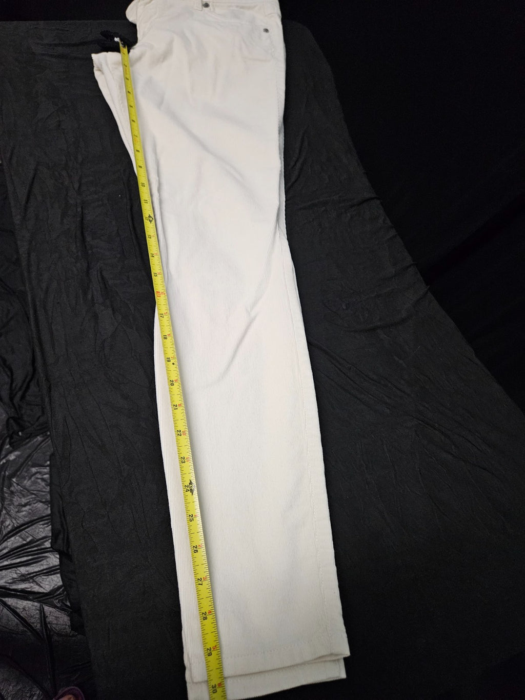WOMEN'S SIZE 8 BEIGE THIN CORDUROY SKINNY JEANS/PANTS EXCELLENT CONDITION