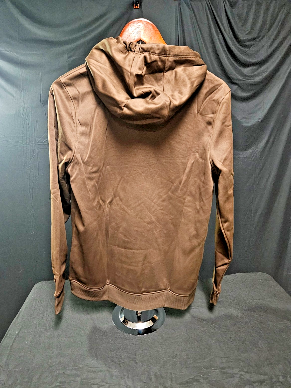UNDERARMOR WOMEN SIZE M LOOSE BROWN HOODIE W/TOGGLES NWT