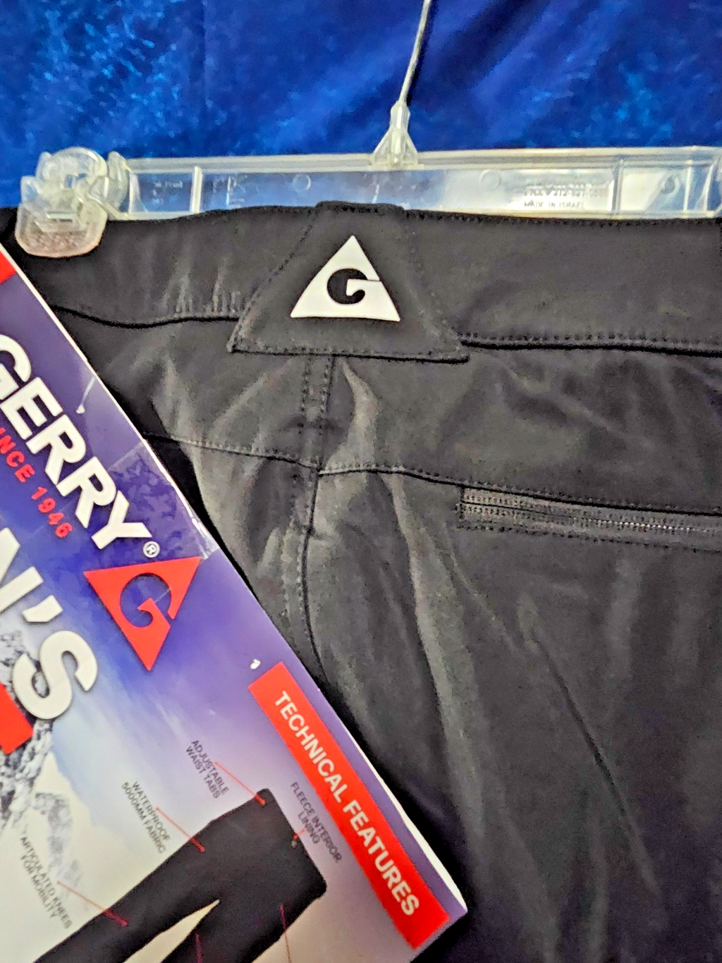 MEN S SIZE M WATER RESISTANT FLEECE LINED SNO PANTS BLACK