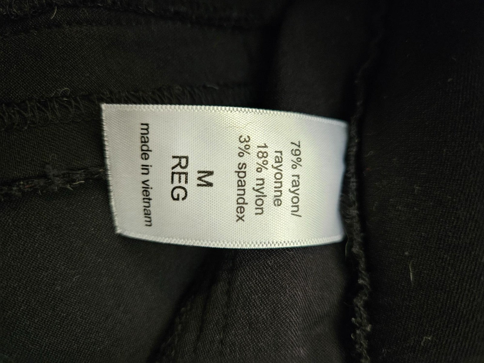 Women's unbranded Black Skinny Dress Pant Size Medium 26 inseam