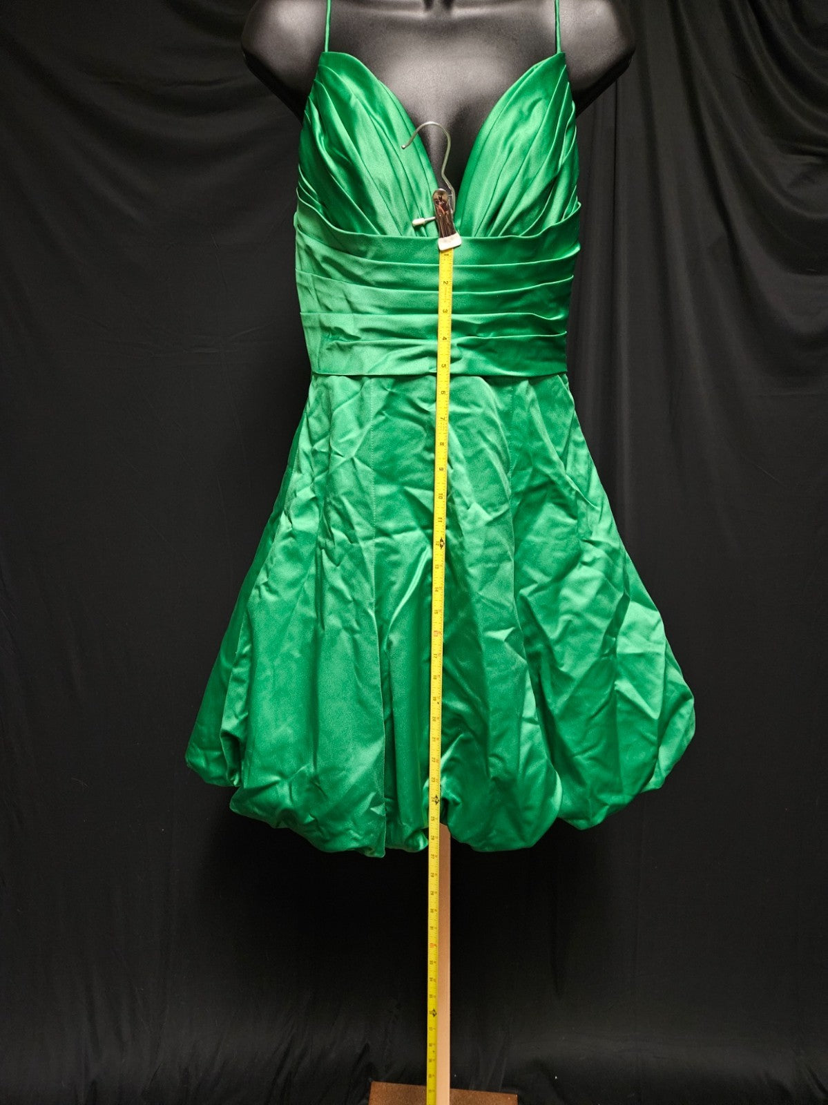 ADORABLE  DAVINCI SIZE 10 WOMEN'S SATIN BUBBLE SKIRT FORMAL PROM/COCKTAIL GOWN