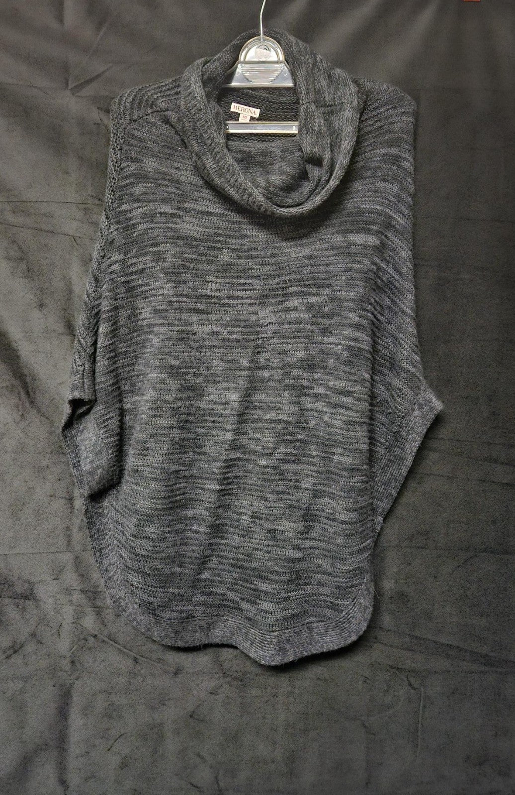 Women's Size XS Merona Poncho Grey (fits like Medium)