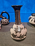 VINTAGE HANDMADE NATIVE AMERICAN SAN JUAN PUEBLO BLACK POTTERY BY MARIA ADELICIA