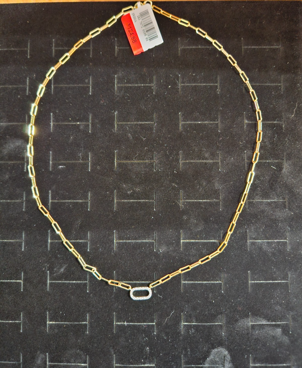 WOMEN'S DIAMOND ACCENT LAB GROWN WHITE DIAMOND 14K OVER SILVER I8in.PENDANT/NECK
