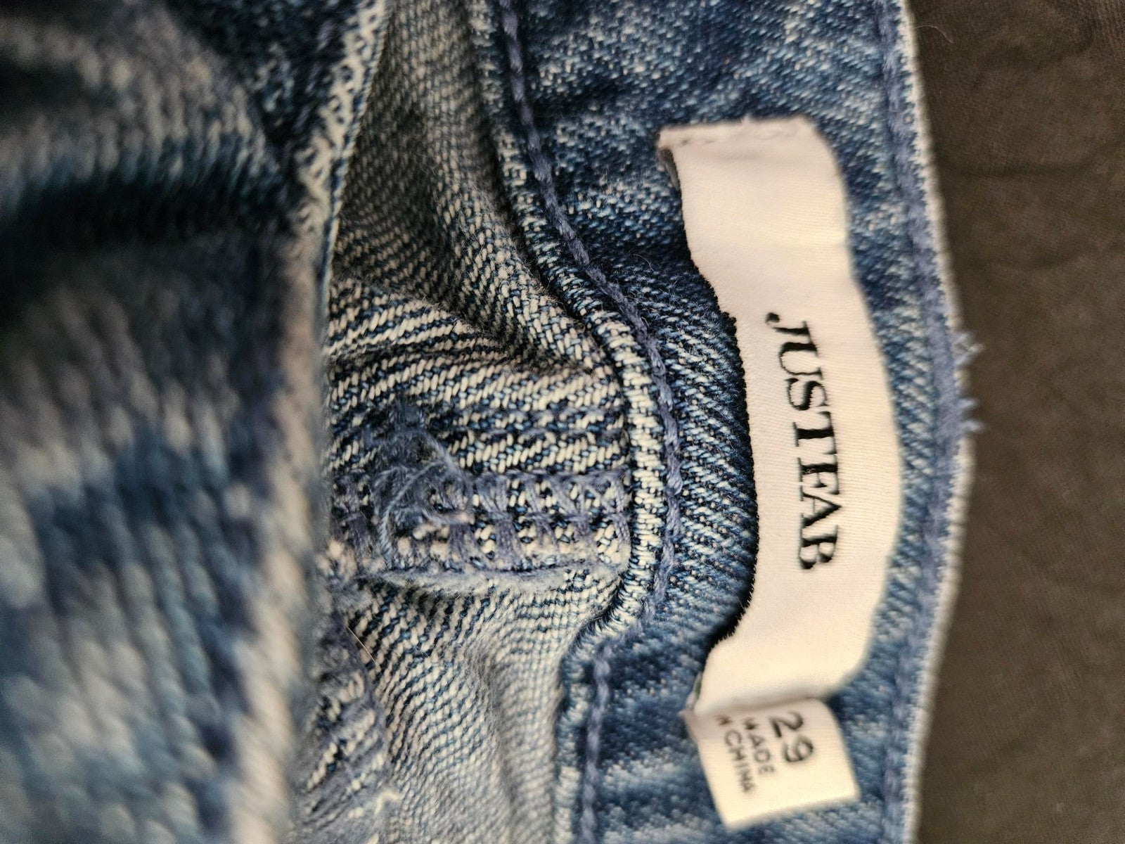 Women's size 9 Just Fab Jeans Slim fit high waisted