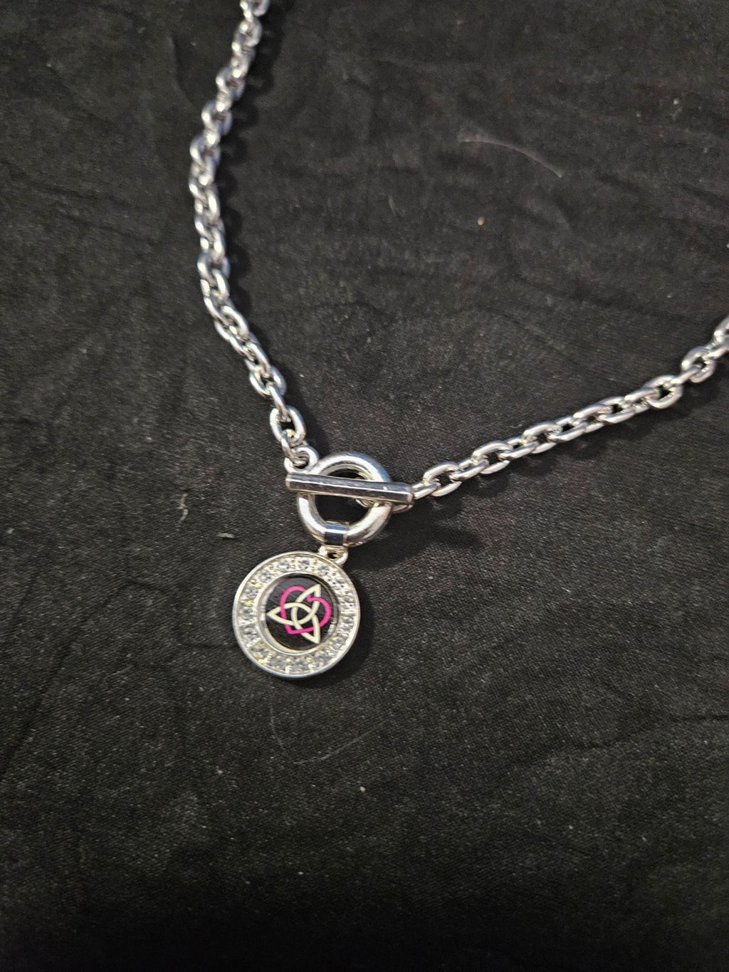 INSPIRED SILVER CELTIC THEMED NECKLACE STERLING SILVER