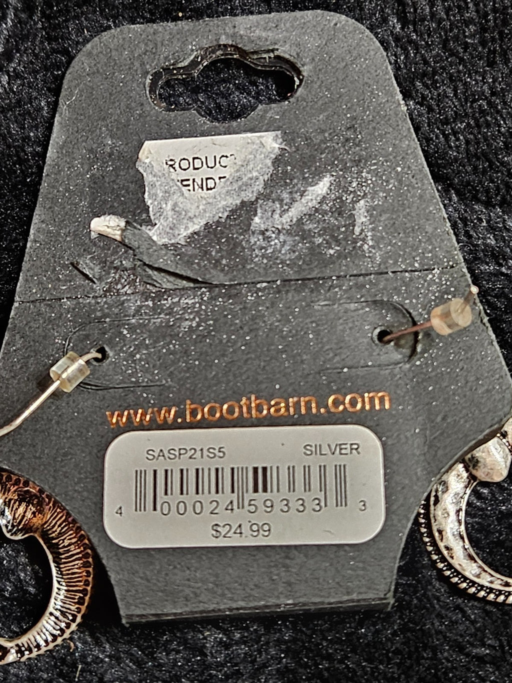 STERLING SILVER DOUBLE HORN SHYANNE DANGLE EARRINGS