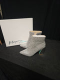 ADORABLE WOMEN'S SIZE 6.5 BETSY JOHNSON COLBY BEDAZZLED BOOTIE NIB