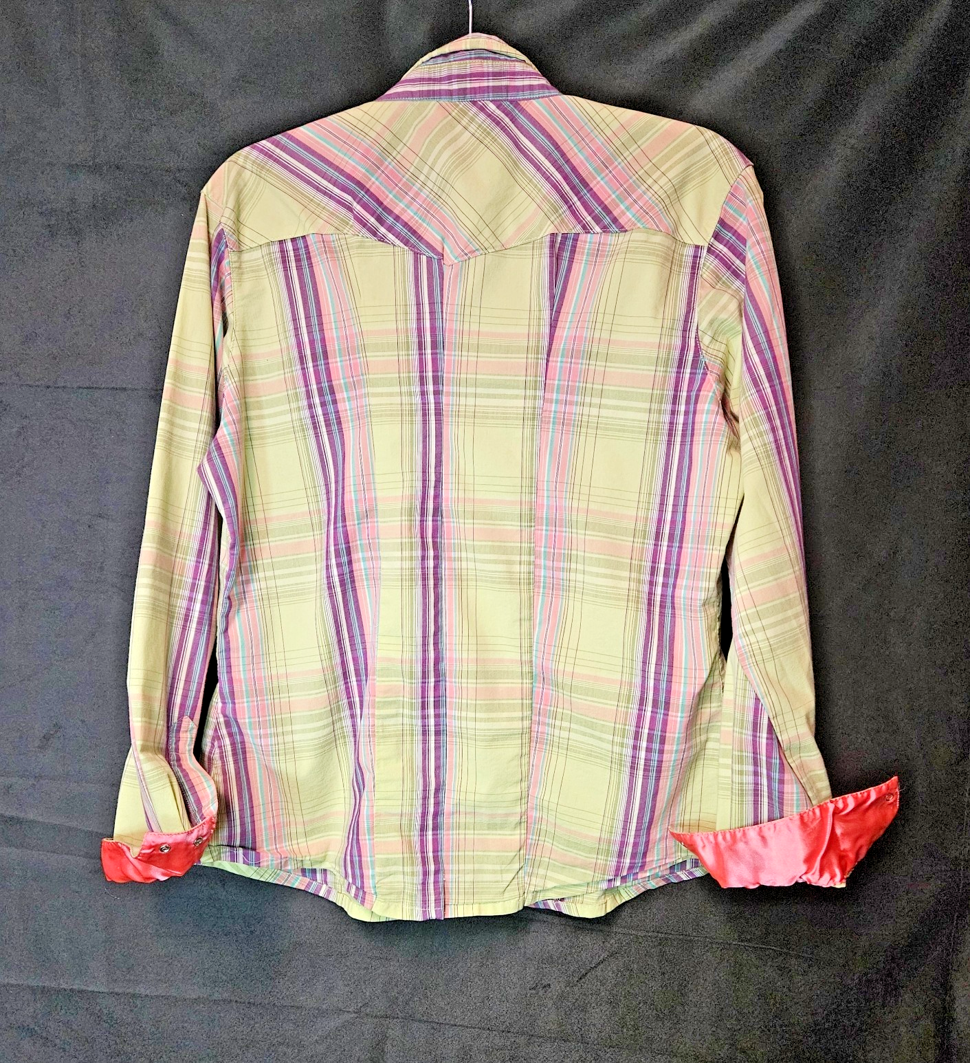 WRANGLER (AURA) WOMENS WESTERN SNAP BUTTON UP SHIRT SIZE XL