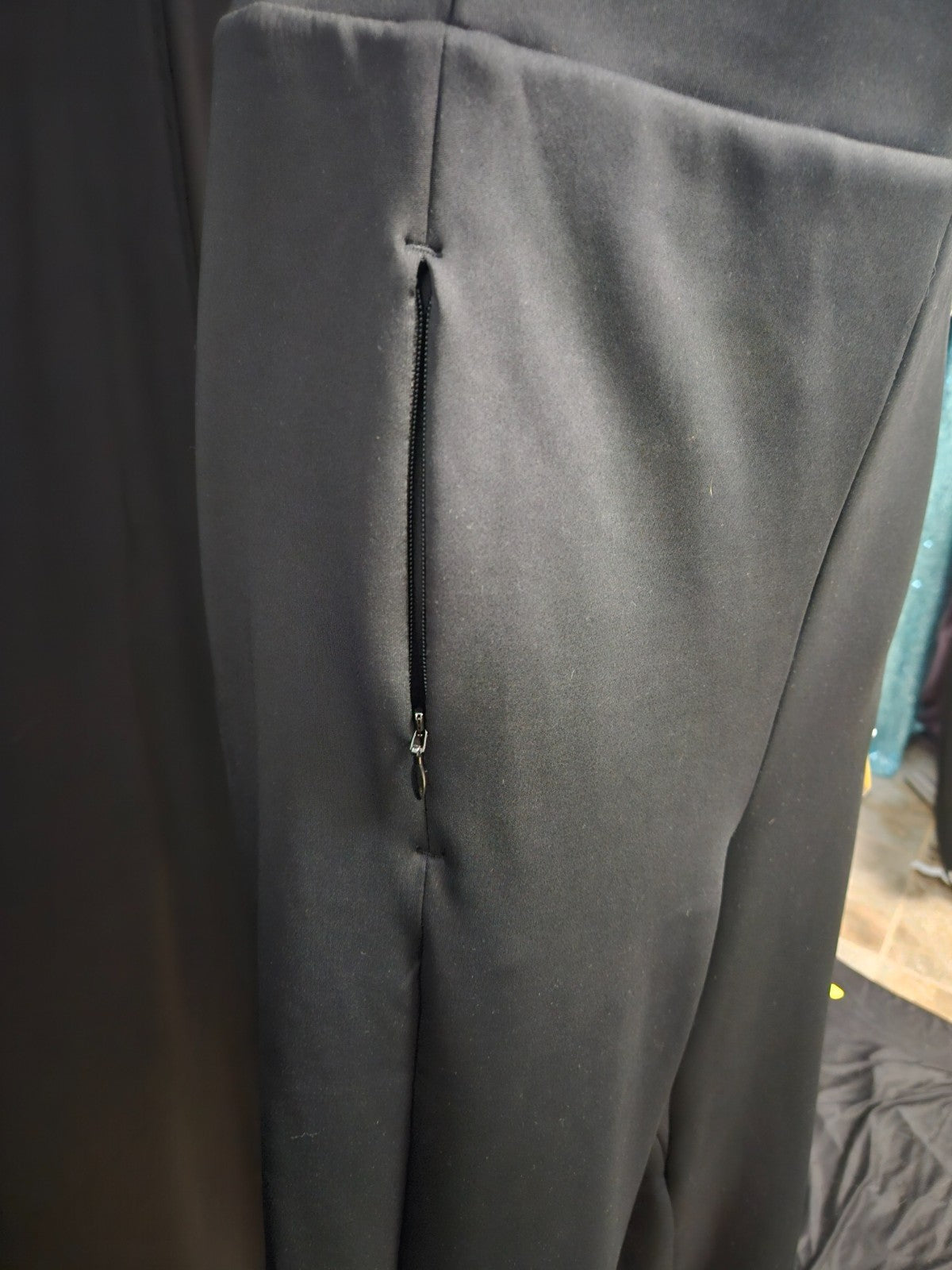 WOMEN'S ADIDAS SZ SMALL BLACK WIDE LEG ATHLETIC PANT NWT