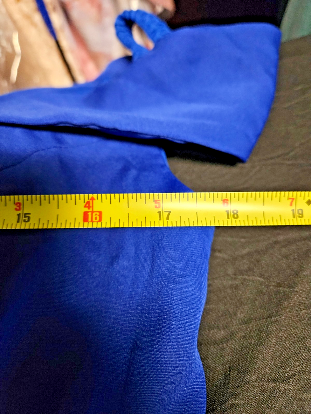 BEAUTIFUL BLUE MATTE SATIN OFF THE SHOULDER EVENING GOWN PROM/FORMAL SIZE 10/12