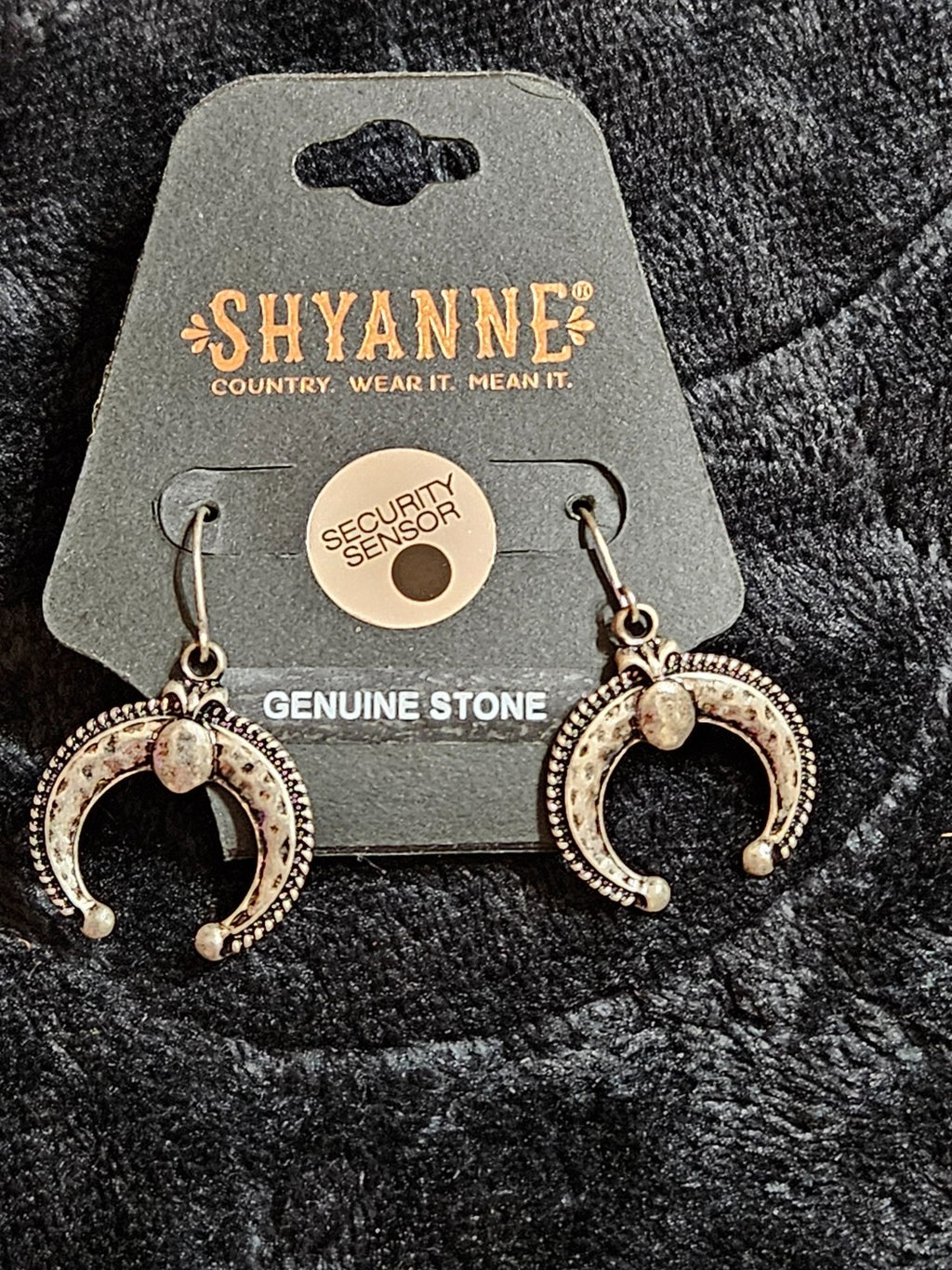 STERLING SILVER DOUBLE HORN SHYANNE DANGLE EARRINGS