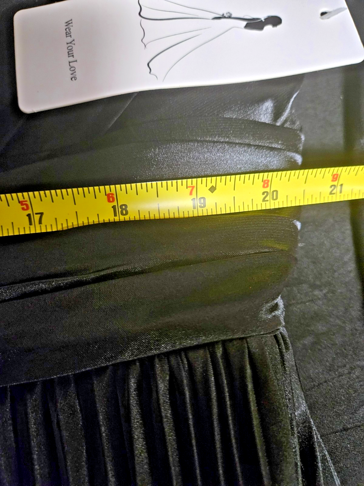 BEAUTIFUL WOMEN SZ 20 BLACK SATIN PLEATED/CORSET FORMAL GOWN NWT