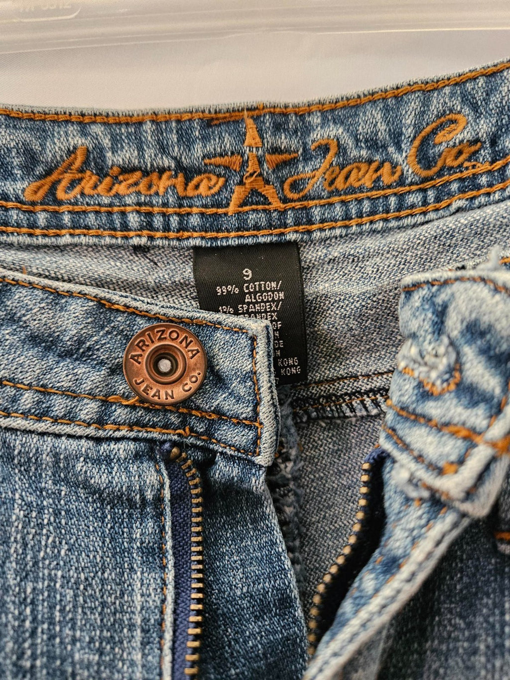 Women's skinny fit Arizona jeans size 9 medium rise