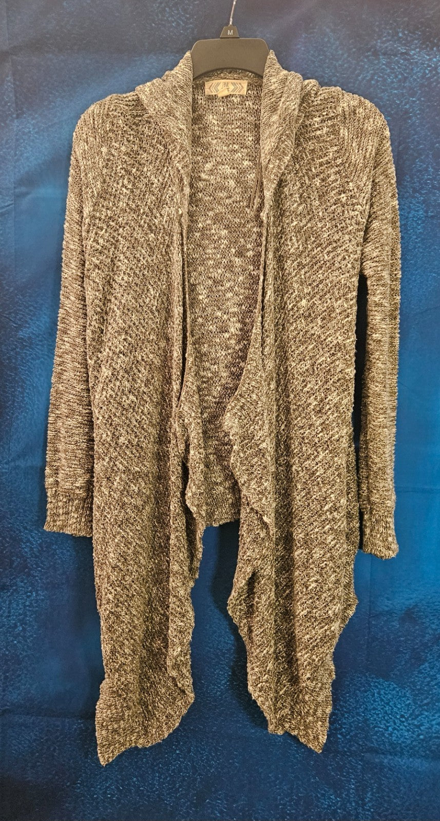 WOMEN'S LARGE PINK ROSE CARDIGAN SIZE LARGE MULTI-GREEN