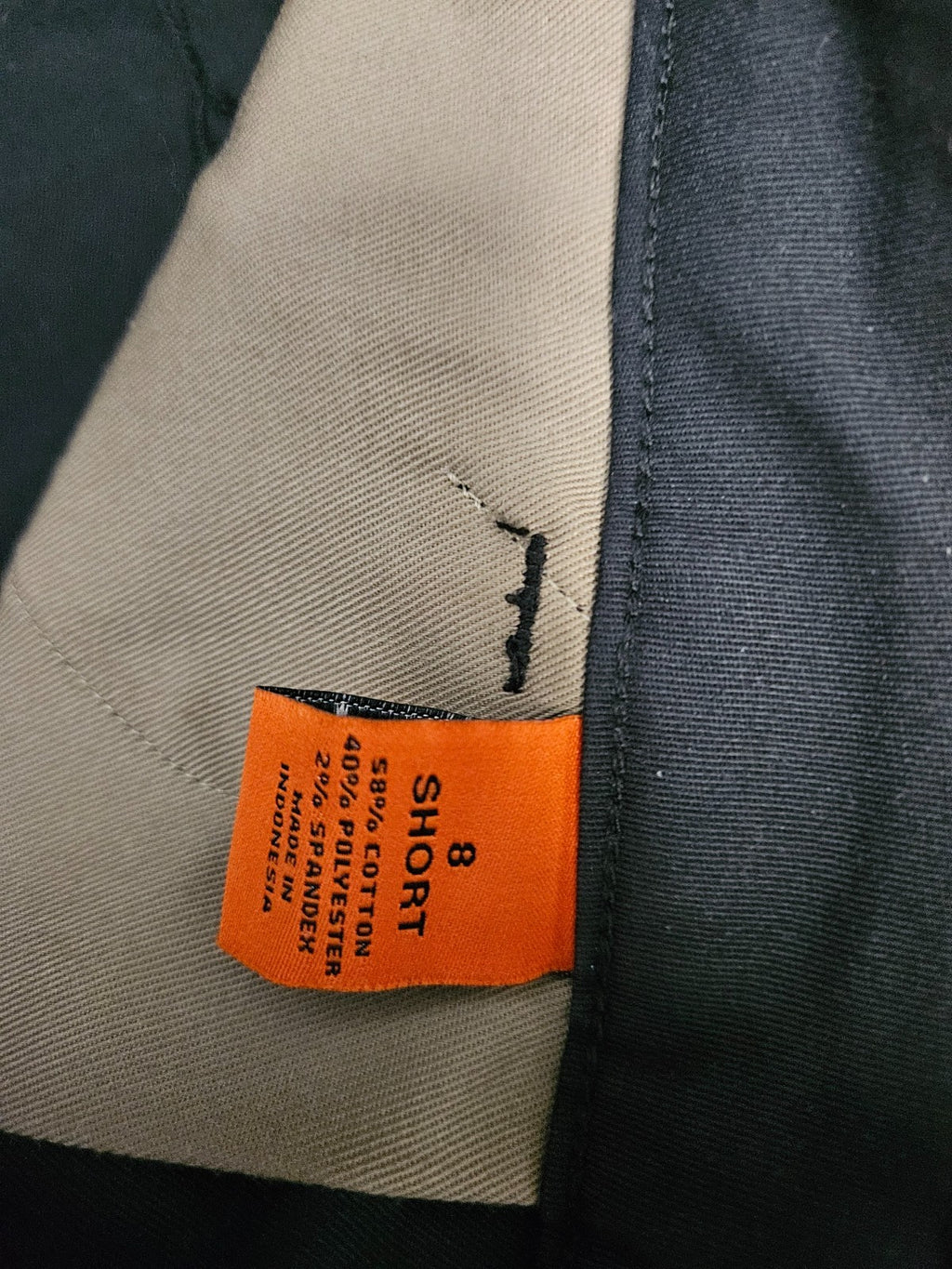 WOMEN'S SIZE 8 SHORT 40 GRIT BLACK CARGO WORK PANTS NWOT