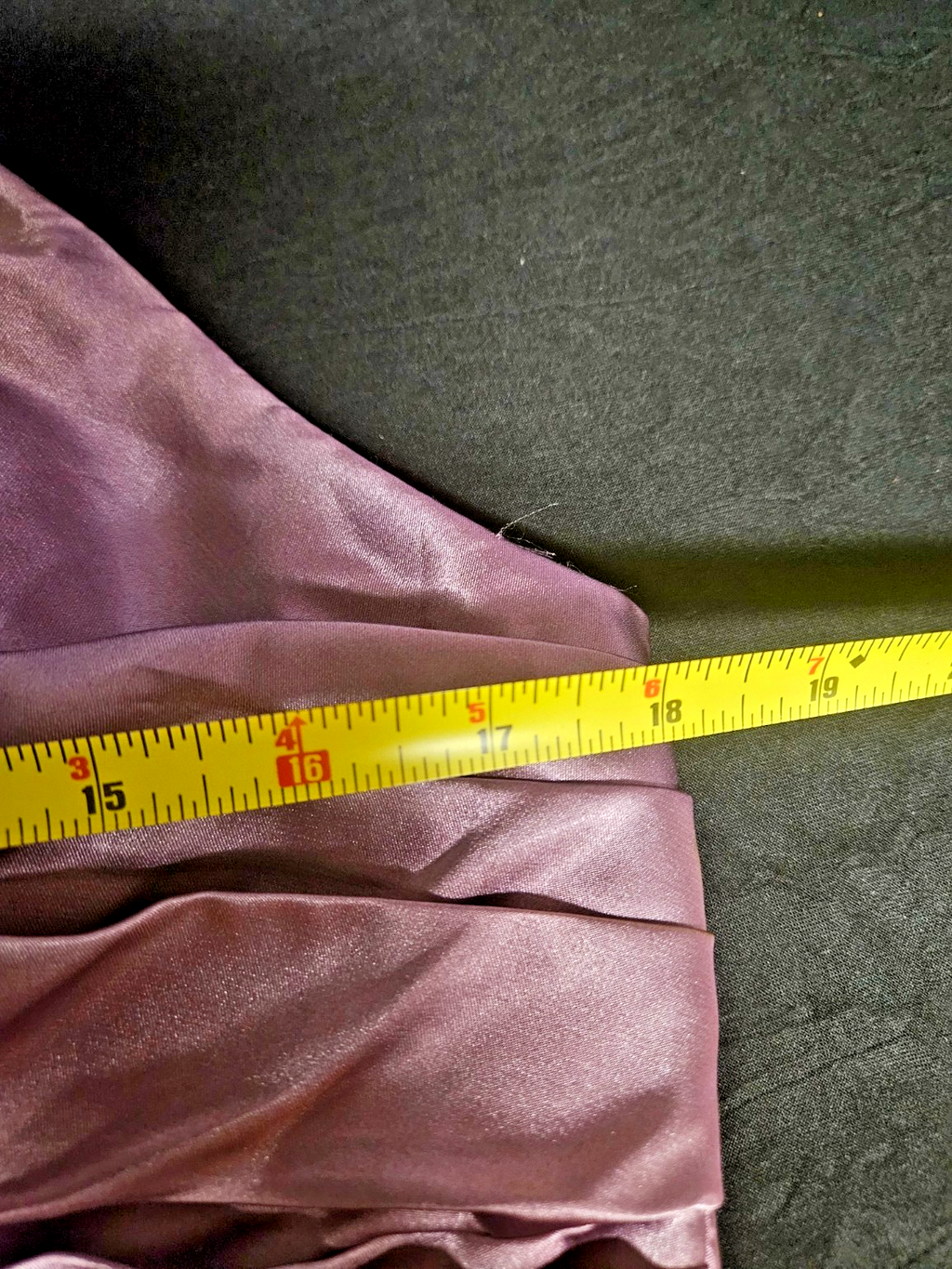 SIZE 14 LAVENDAR/PINK SATIN RUCHED CORSET HALTER FORMAL GOWN LONG TRAIN NWOT